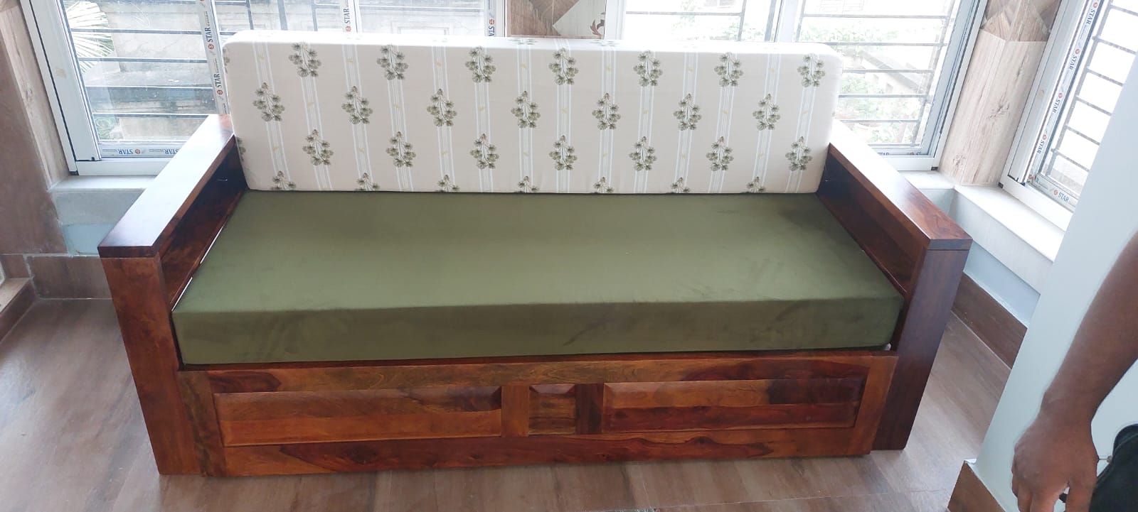 wooden sofa bed online india