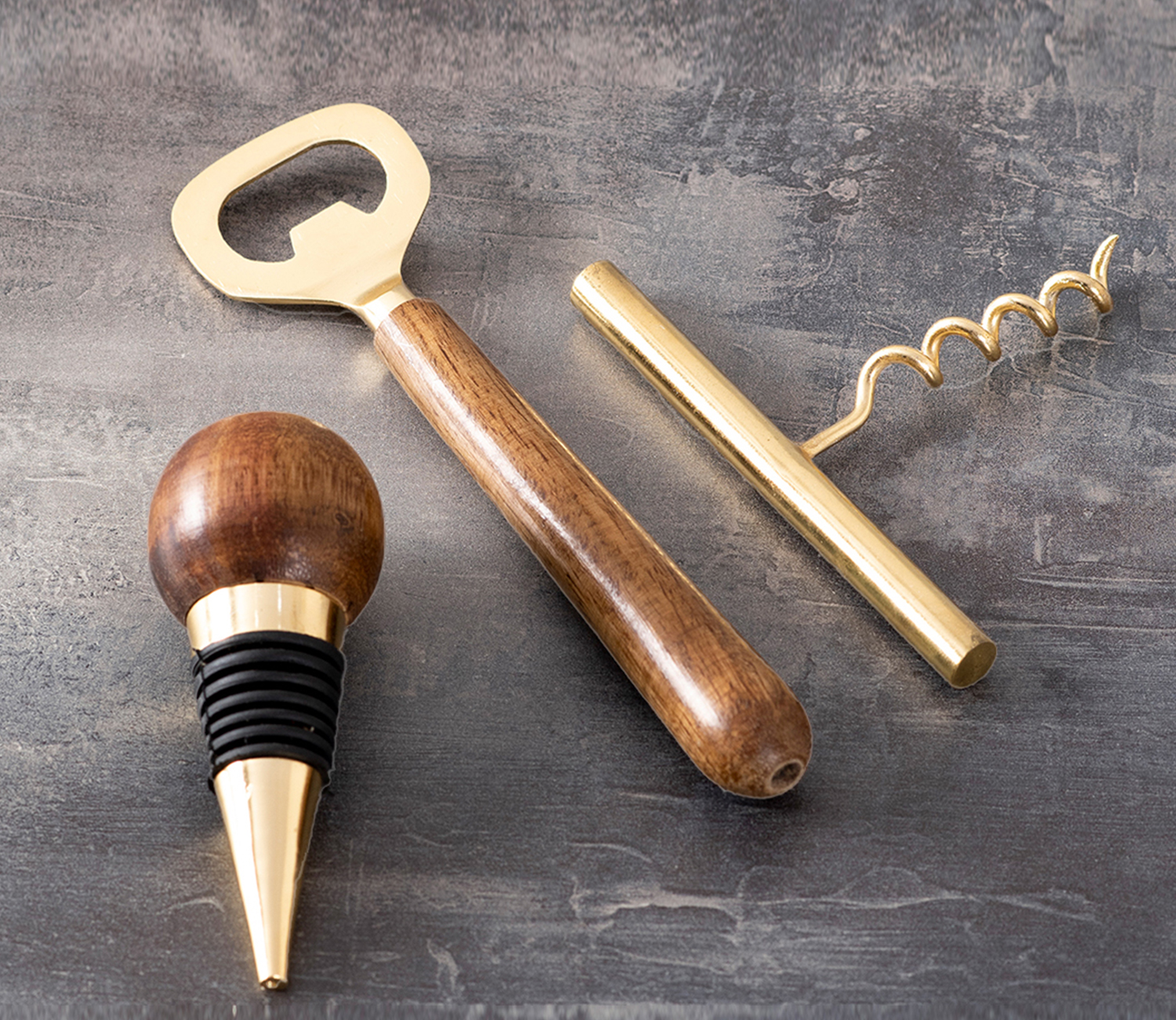 Wine Tool Set Opener Cork Screw Opener Bottle Stopper