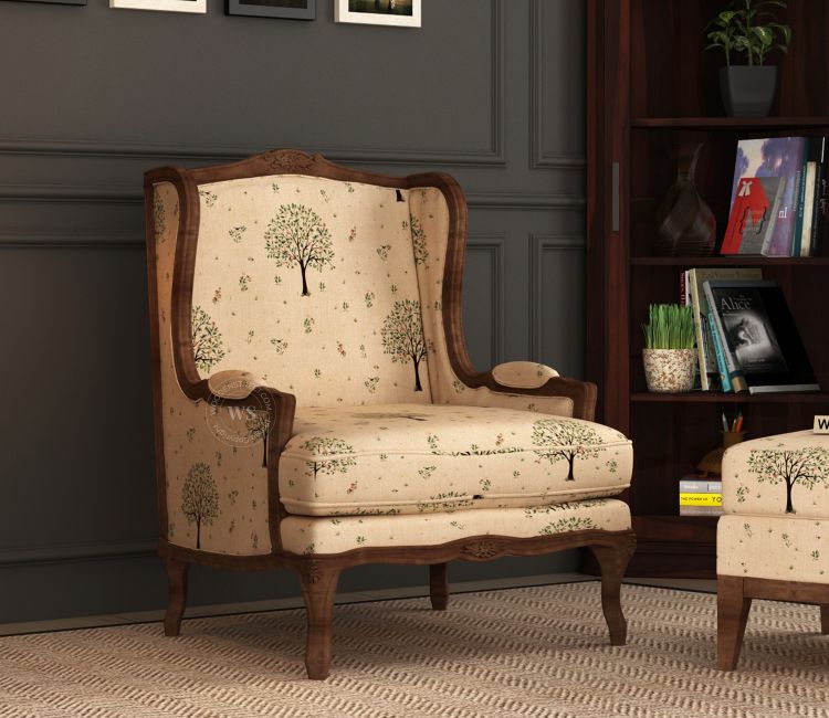 Balcony Lounge Chair Online | Lounge Chairs for Living Room | Lounge Sofa Chair | Wooden Lounge Chair