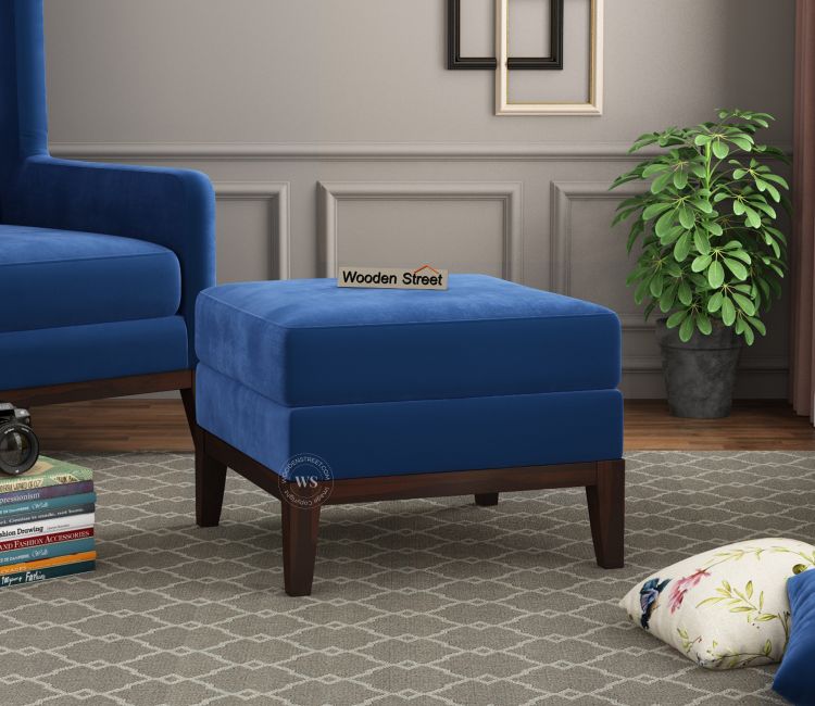 Ottoman stool for living room – soft sitting stool with storage