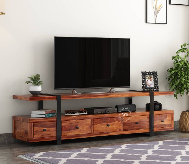 Buy Solid Wood Tv Unit, Tv stand online in India | latest tv cabinets for living room