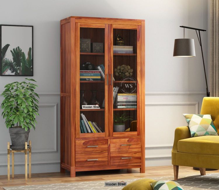 Portus Bookshelf | buy bookshelf with glass door | Large bookshelf