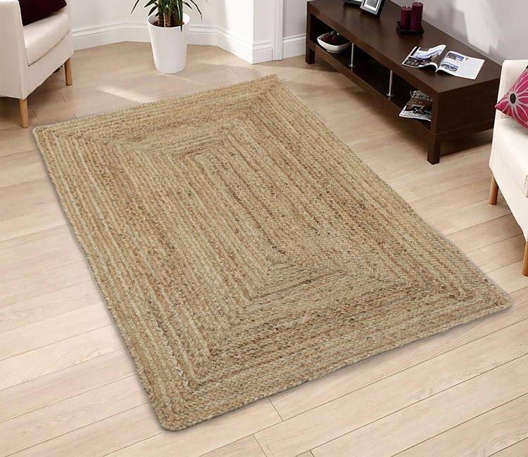 Buy Carpets Online | Floor Carpet Design - Classical Hand Woven Rug - 6 x 4 Feet Reversible Area Rug For Living Room (Brown)