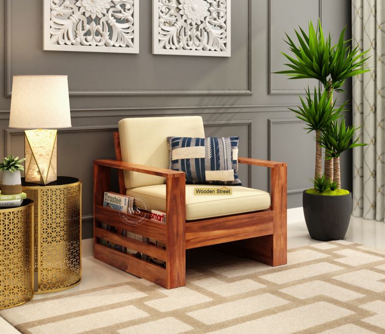 Winster 1 Seater Wooden Sofa Design 2020