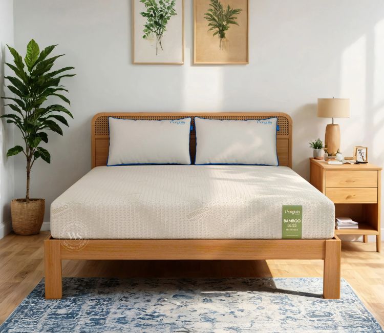 Bamboo Bliss Latex Mattress (6 inch, Queen Size 72 X 60)