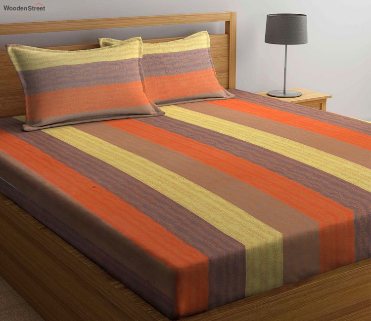 Shop Online Bed Sheet with Pillow Cover