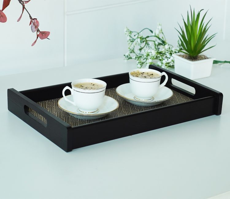 serving tray set | buy wooden tray set online in Bangalore, Mumbai, Chennai Across India
