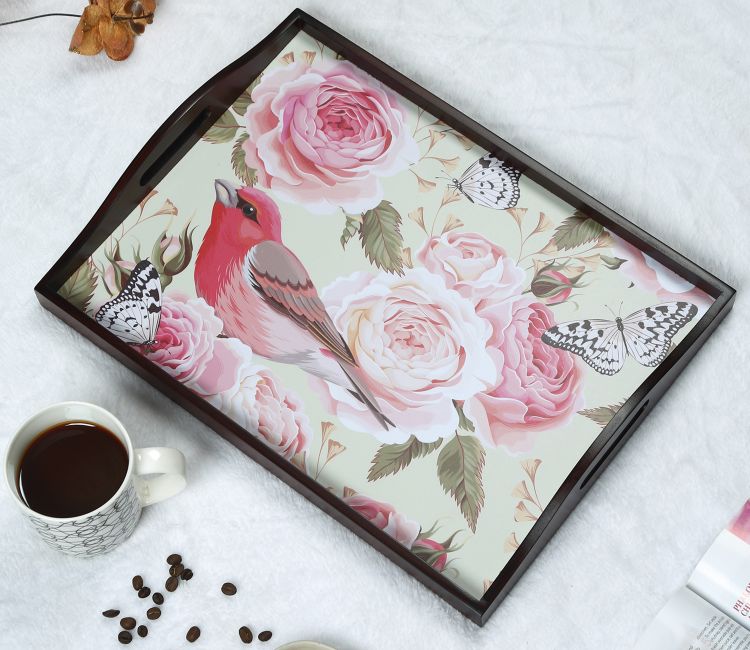 wooden serving tray - food tray | Serveware in Bangalore, Mumbai, Chennai