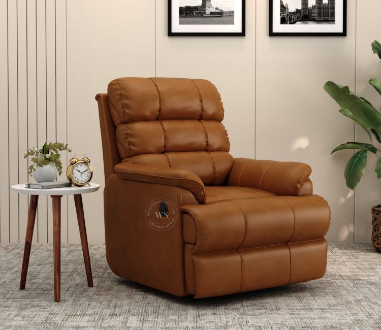 Valencia Motorized Recliner Sofa (Clay Brown)