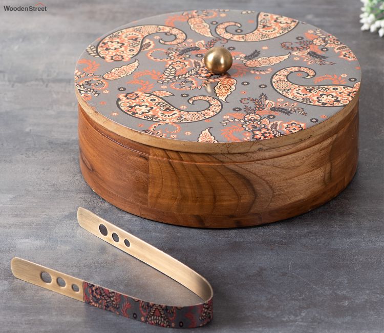 Roti Box Chapati Hotpot/Hotcase Box with Tong for Serving on Dining Table/Kitchen, Airtight Hot Roti Pot Tortilla Casserole  in bangalore, mumbai, delhi