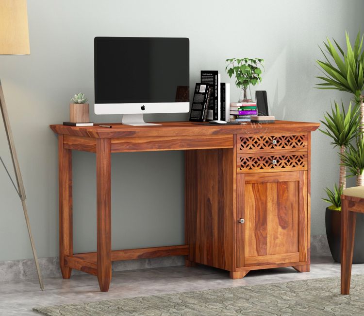 Cambrey computer study table with storage for home