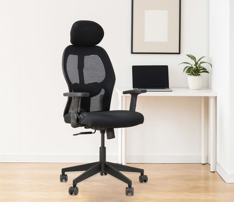 Caper High Back Mesh Office Chair (Black)