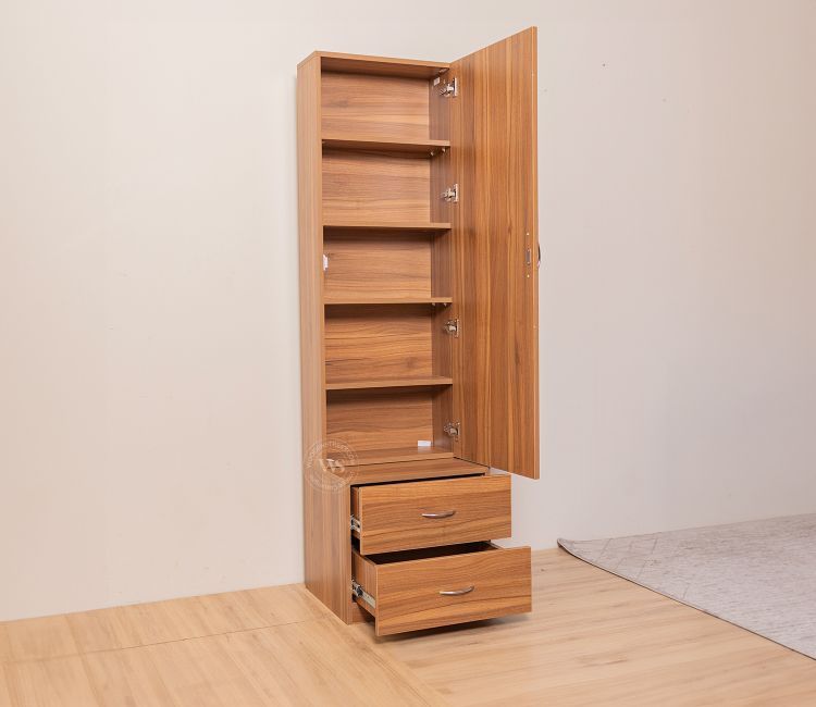 Remy Stylish Dressing Table Design With Storage  Exotic Teak Finish