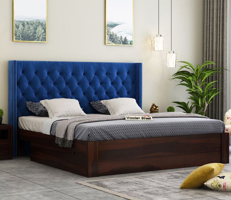 Upholstered Beds - bedroom furniture | online bed furniture | bedroom furniture stores in India