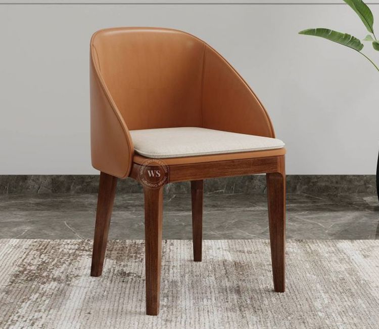 adolph dining chair honey finish