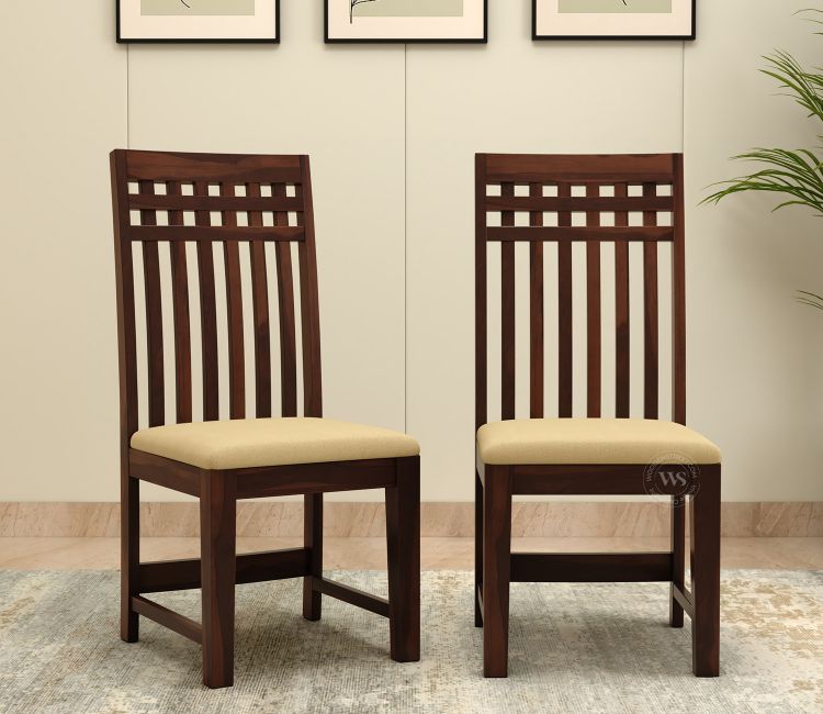 Adolph Dining Chairs - Set of 2 (Walnut Finish)