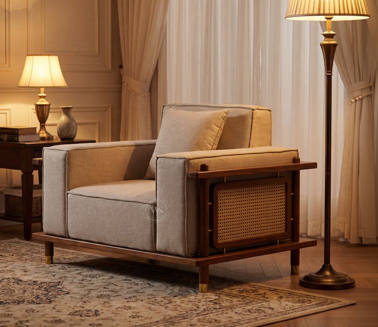Quartz Wooden Sofa Set (Honey Finish) | sofa models wooden | wooden sofa for living room | new model wooden sofa set | sofa set in wood | sofa cheap price
