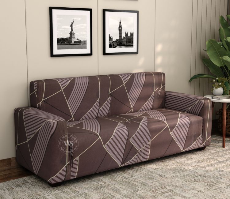 Cason Anti slip luxury 3 seater sofa cover in grey color