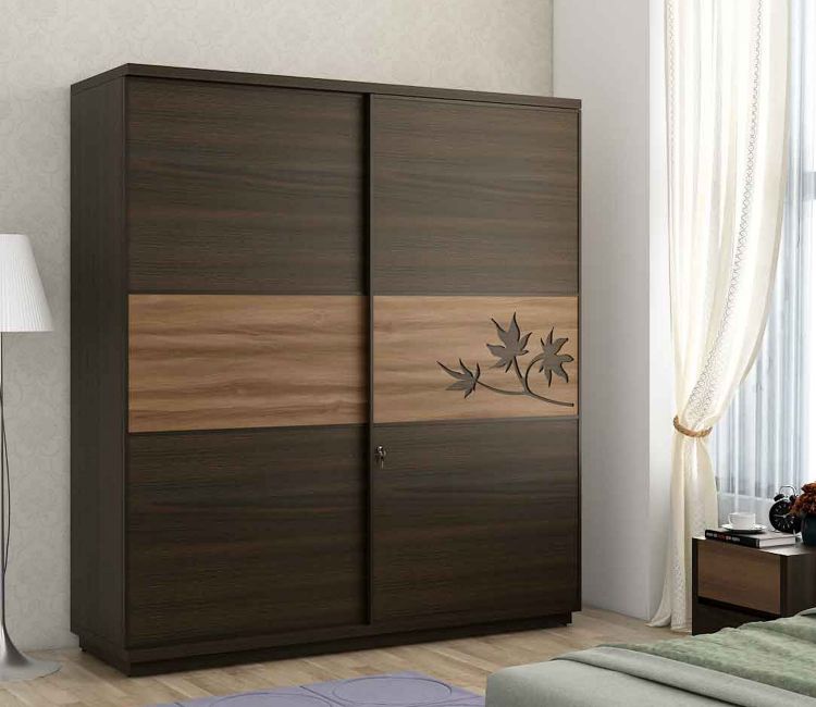 2 Door Sliding Door Wardrobe Designs - Maple 2 Door Sliding Wardrobe