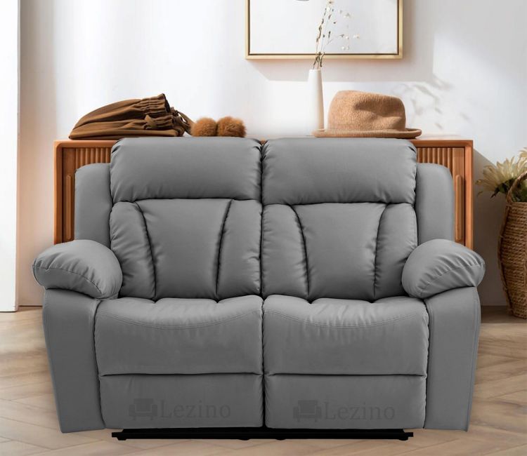 Salino Recliner | Manual 2 Seater Recliner Sofa | Leatherette 2-Seater Recliners