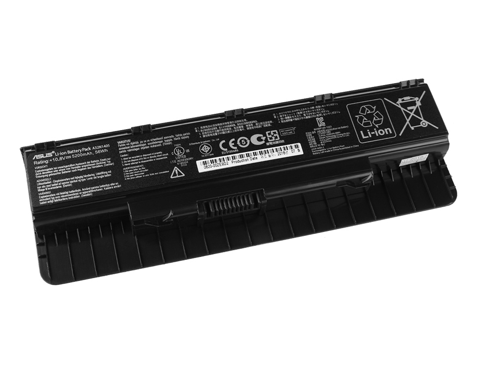 5200mAh 6Cell Asus N56VJ Battery