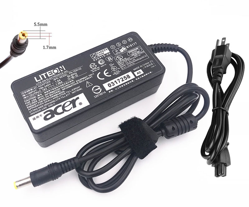 30W Acer ADP-30JH B ADP-30JH BA AC Adapter Charger Power Cord