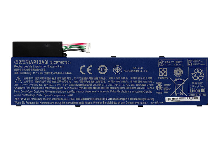 Original 54Wh Acer Iconia W700 W700P Series AP12A31 Battery