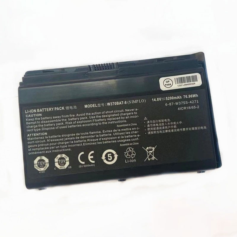 5200mAh Sager NP7352 Hasse K590S Battery