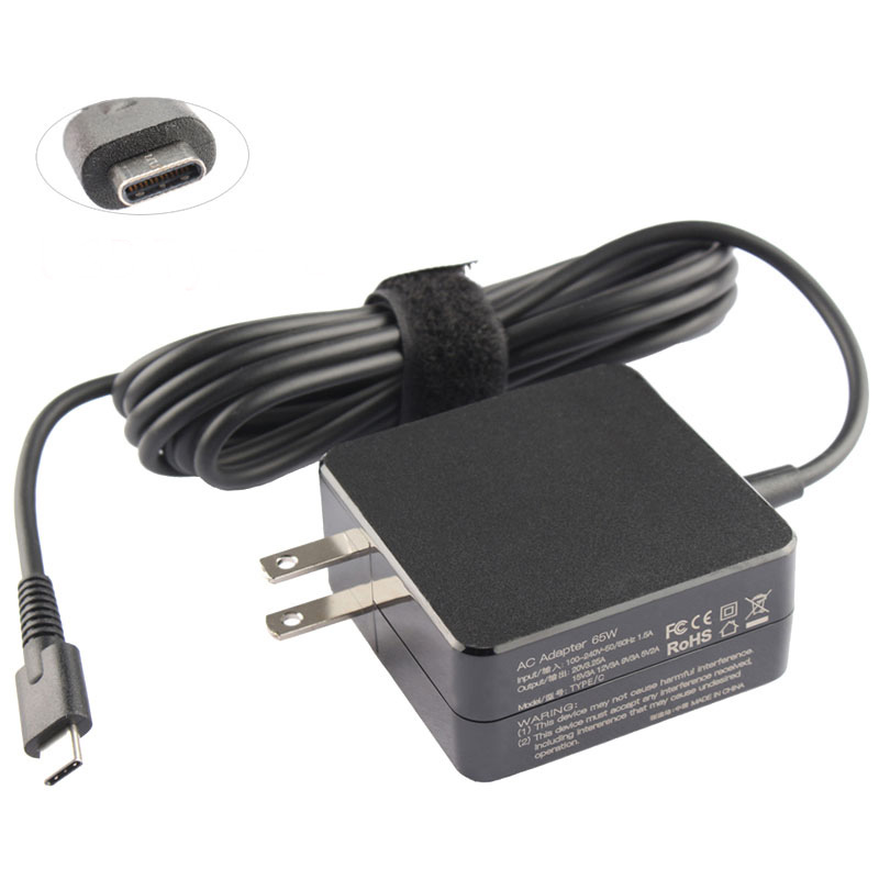 65W USB-C HP 860209-850 AC Adapter Charger - Click Image to Close