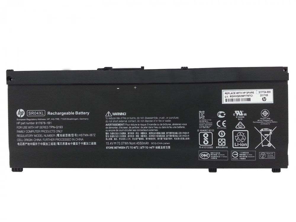 Original 4550mAh HP 917724-855 HSTNN-DB7W 917678-2B1 Battery