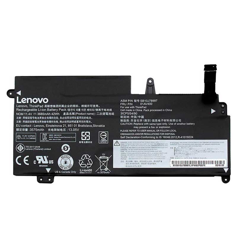 Original 42Wh 3685mAh 3 Cell Lenovo ThinkPad 13 20GJ 13 20GK Battery