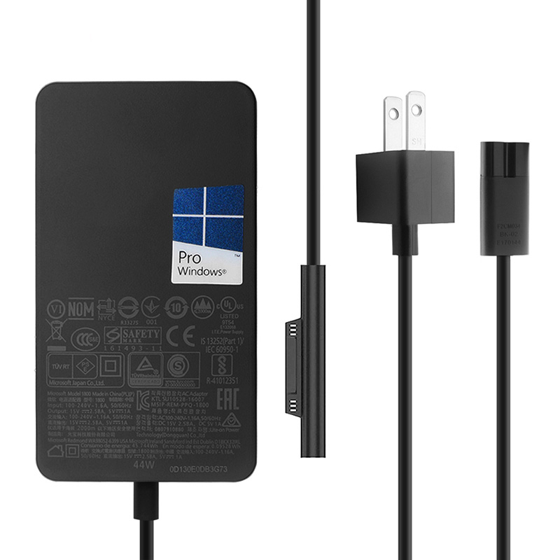 Original 44W Microsoft 1800 Surface Pro 2017 i5 Adapter Power Cord