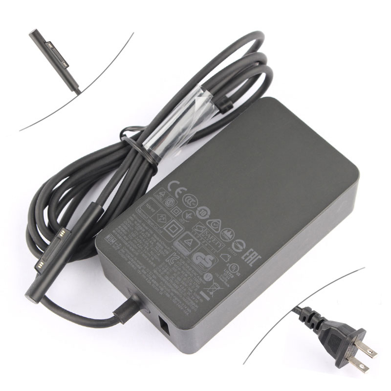 Original 65W Microsoft Surface Book 2 1832 Charger AC Adapter + Cord
