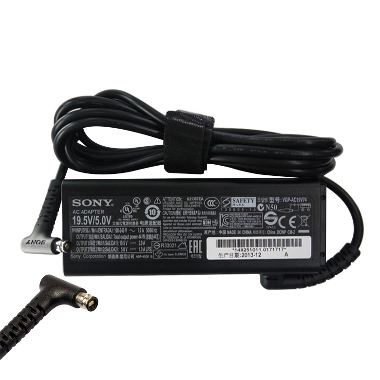 Original 39W Sony Vaio Flip 13A Series AC Adapter Charger Power Cord