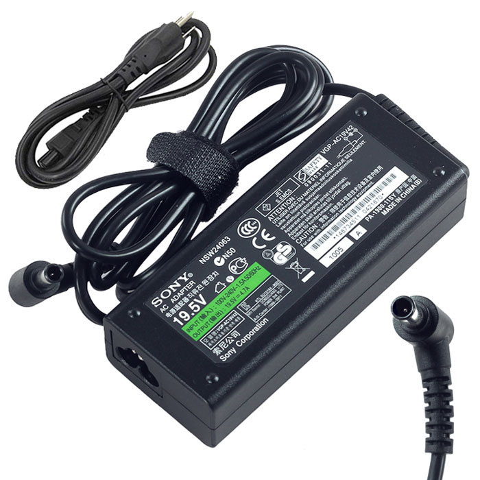 Original 90W Sony Vaio VGN-NW270F VGN-NW310F/T AC Power Adapter Charger