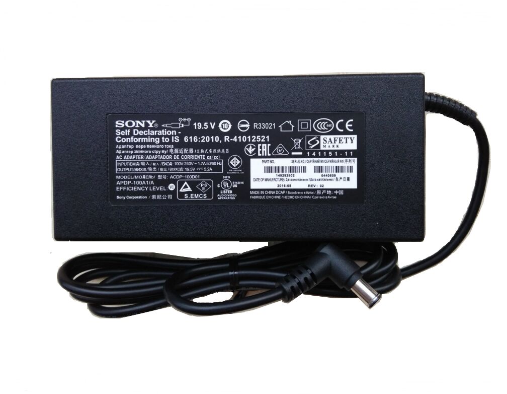 Original 101W Sony KD-43X720E KD43X720E Charger AC Adapter + Free Cord